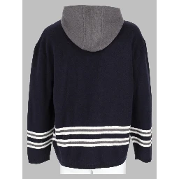 Maglia In Lana Con Cappuccio