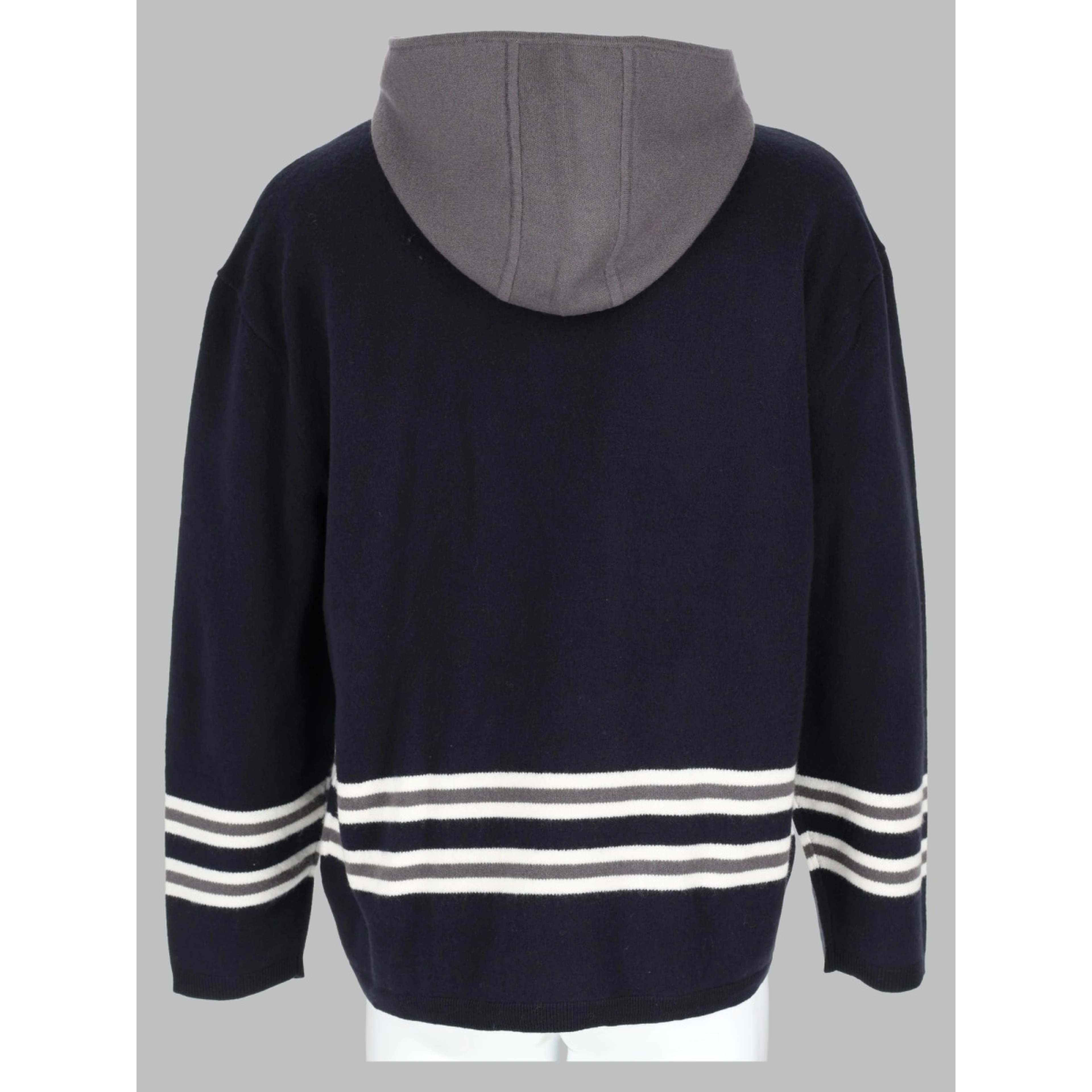 Maglia In Lana Con Cappuccio