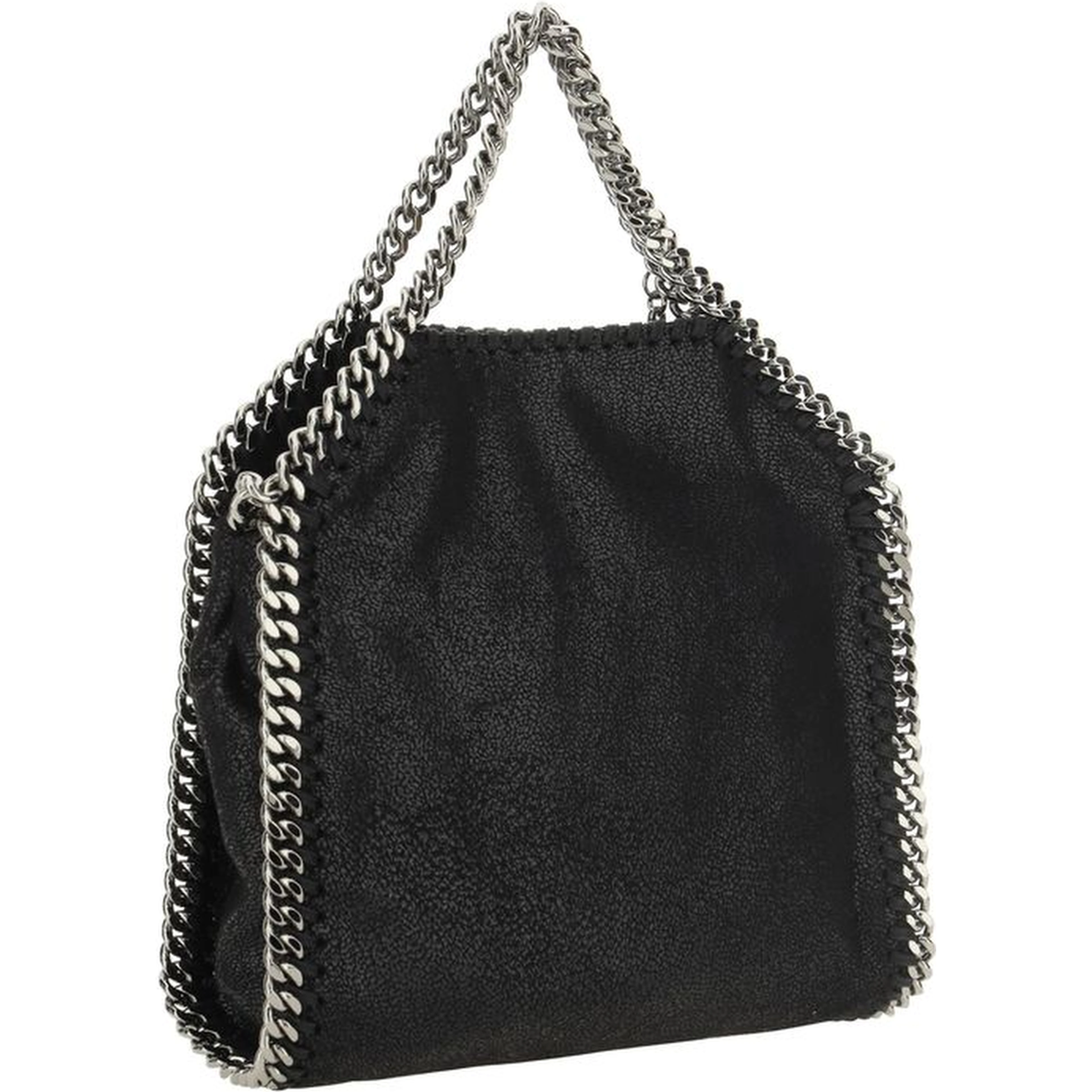 Black Polyester Handbag