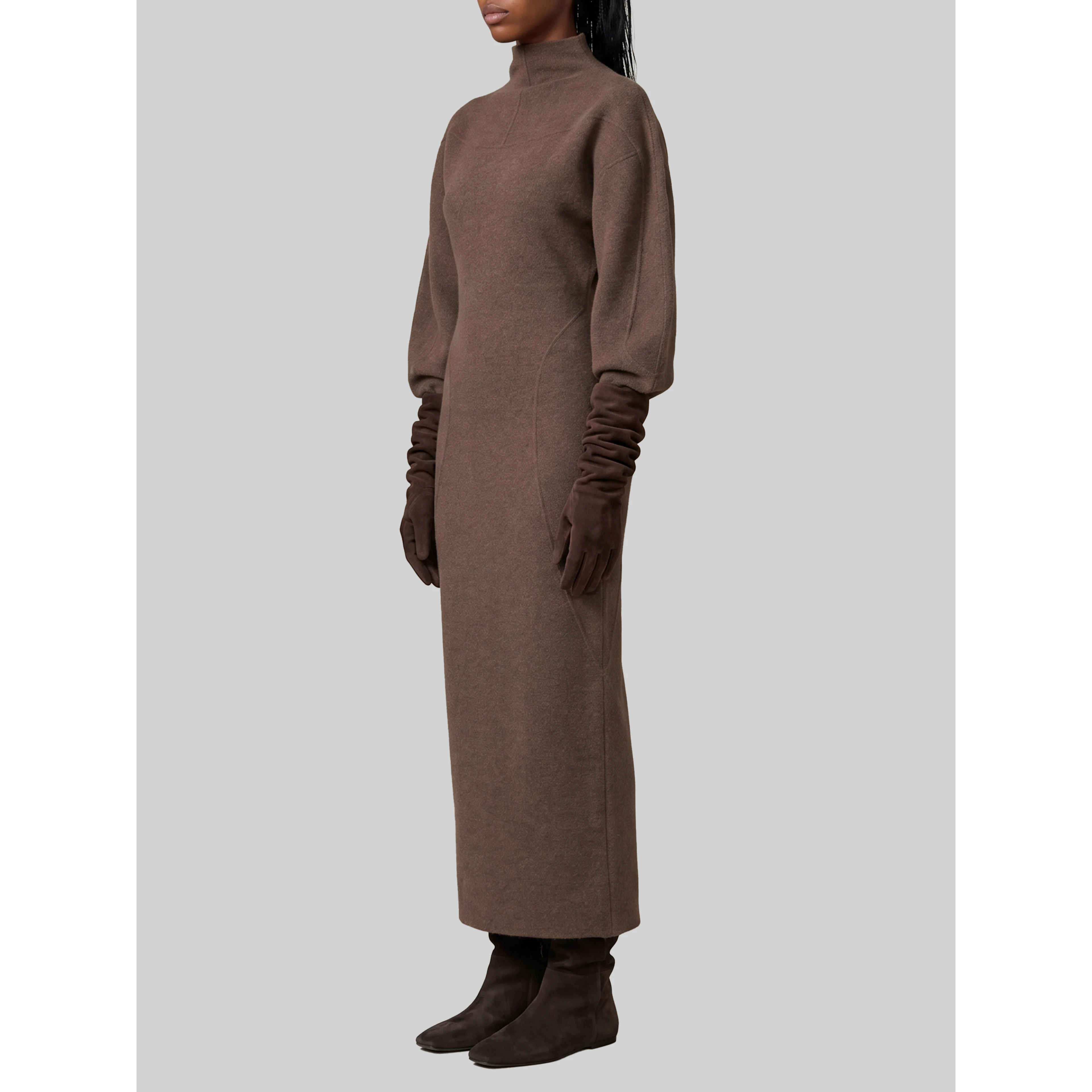Tenuta maxi dress in wool and cashmere