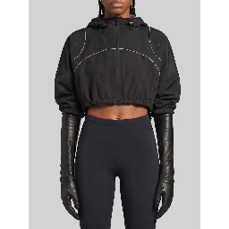 Cropped techwear jacket