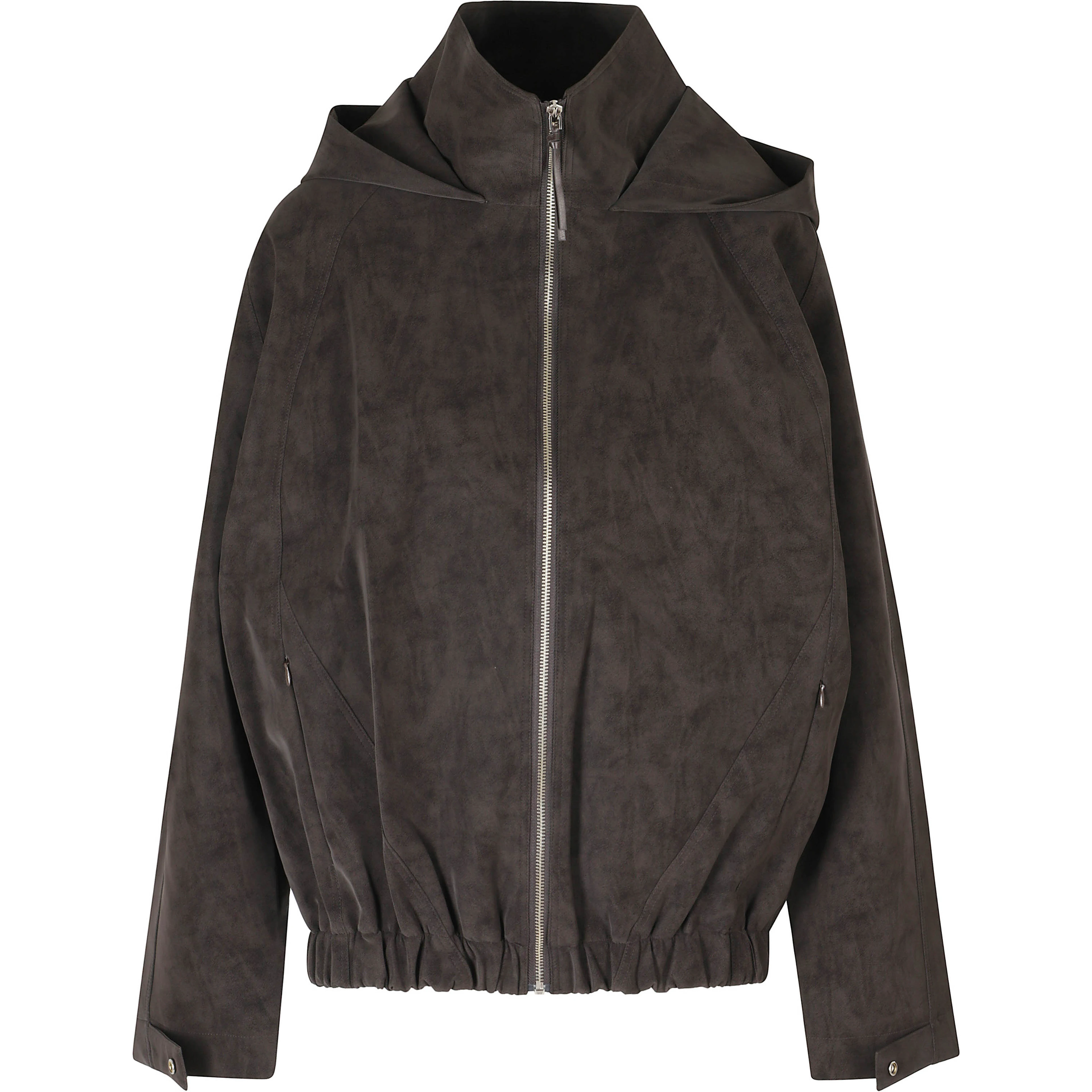 FAUX-SUEDE BOMBER