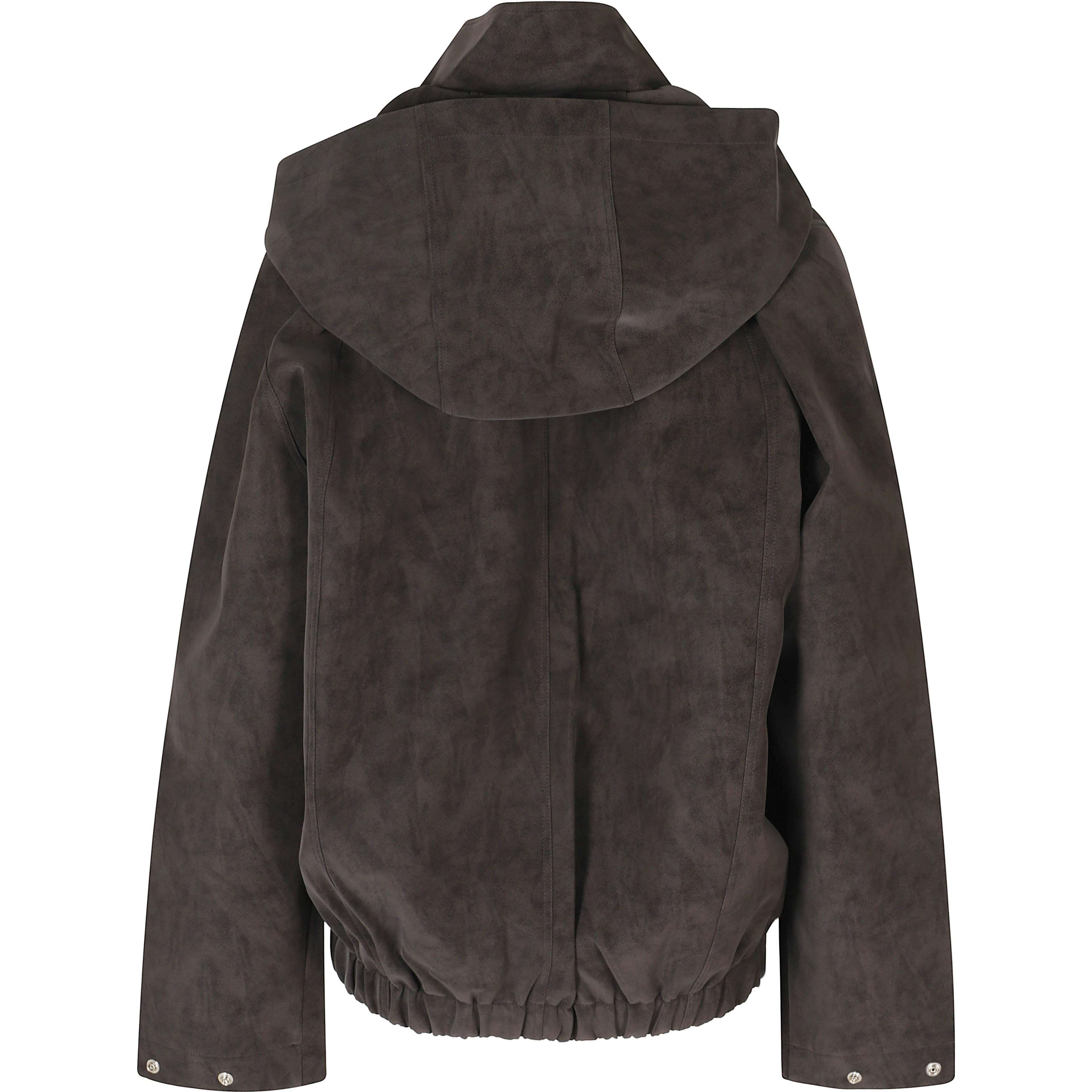 FAUX-SUEDE BOMBER