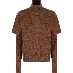 MAGLIA M/M COLLO ALTO CON MANICOTTI