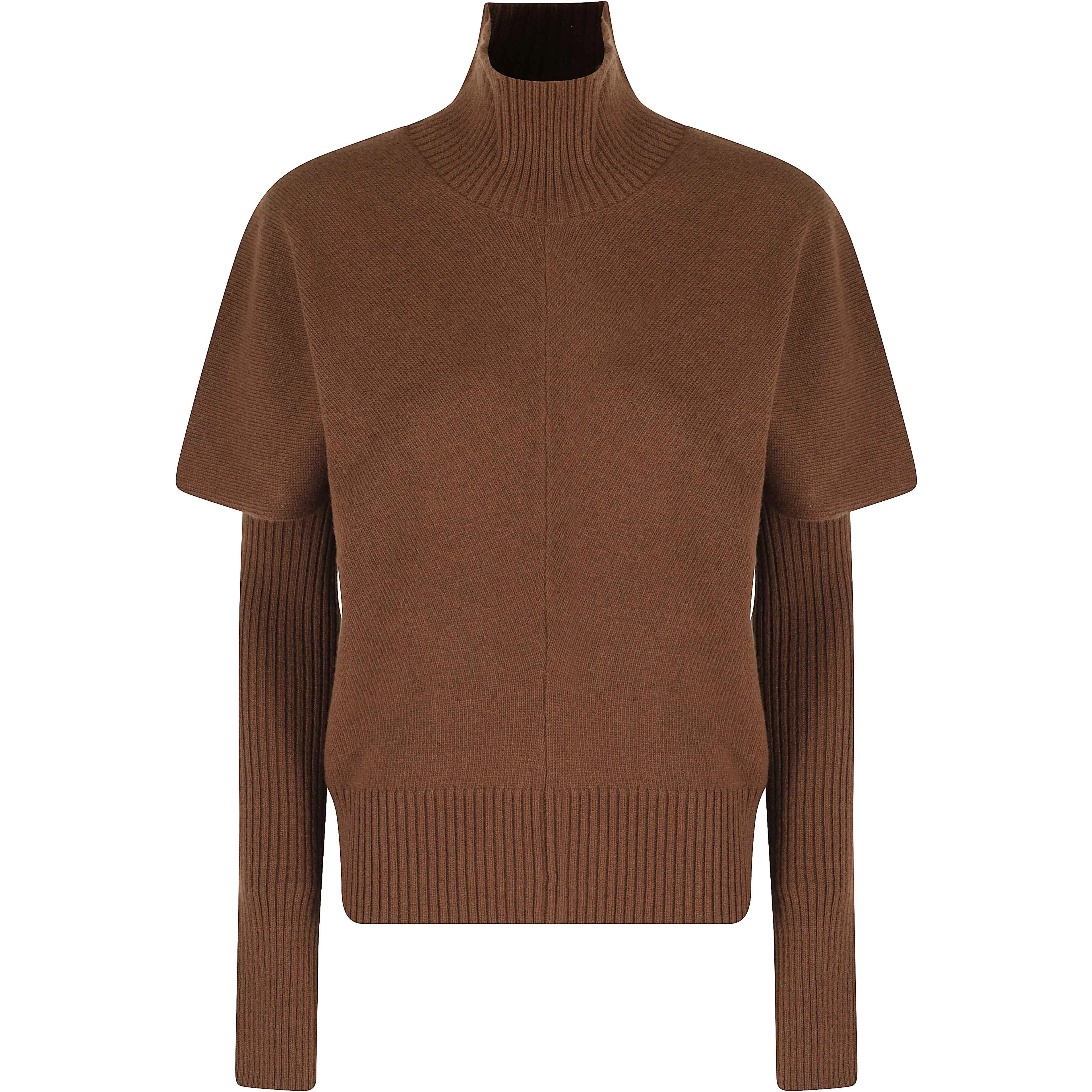 MAGLIA M/M COLLO ALTO CON MANICOTTI
