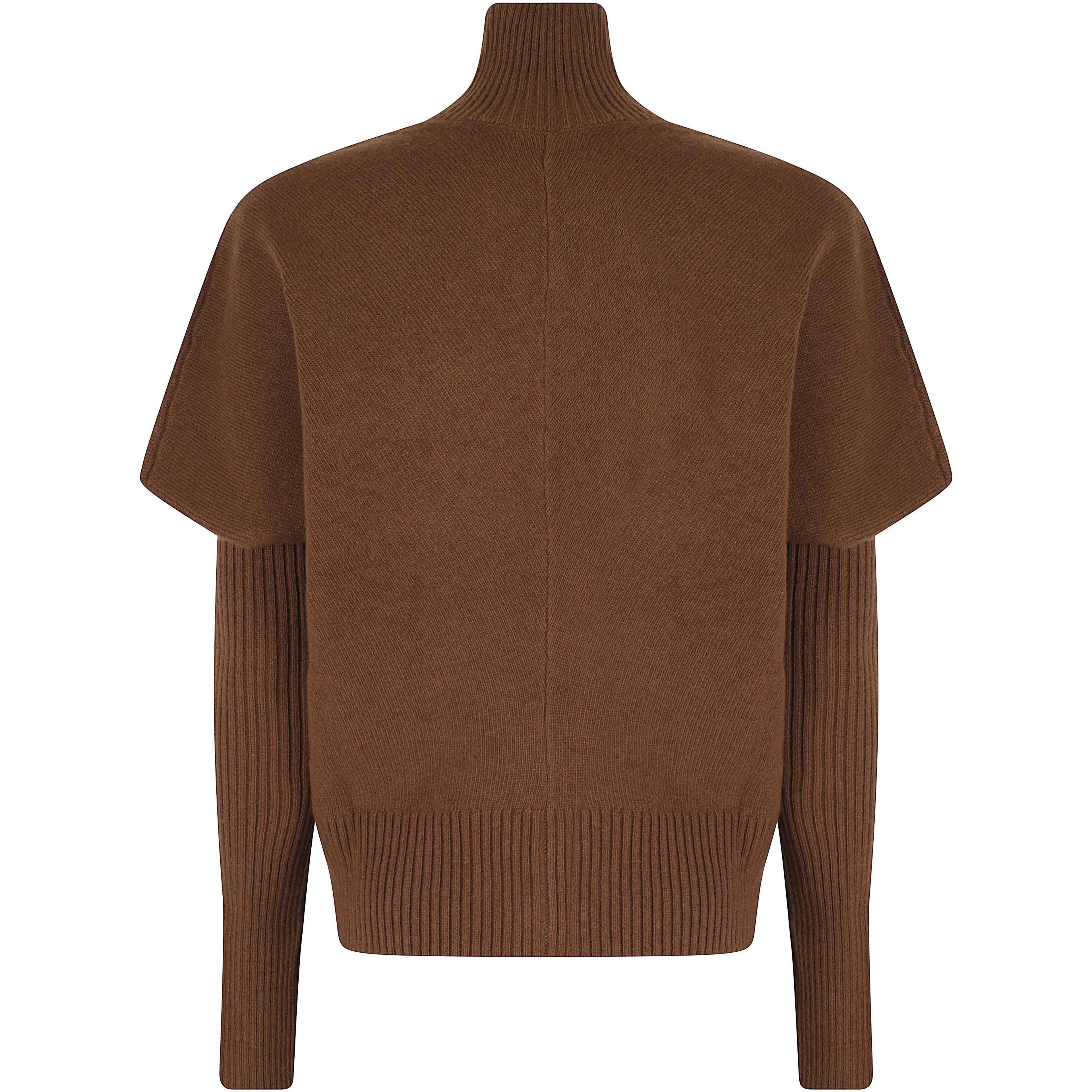 MAGLIA M/M COLLO ALTO CON MANICOTTI