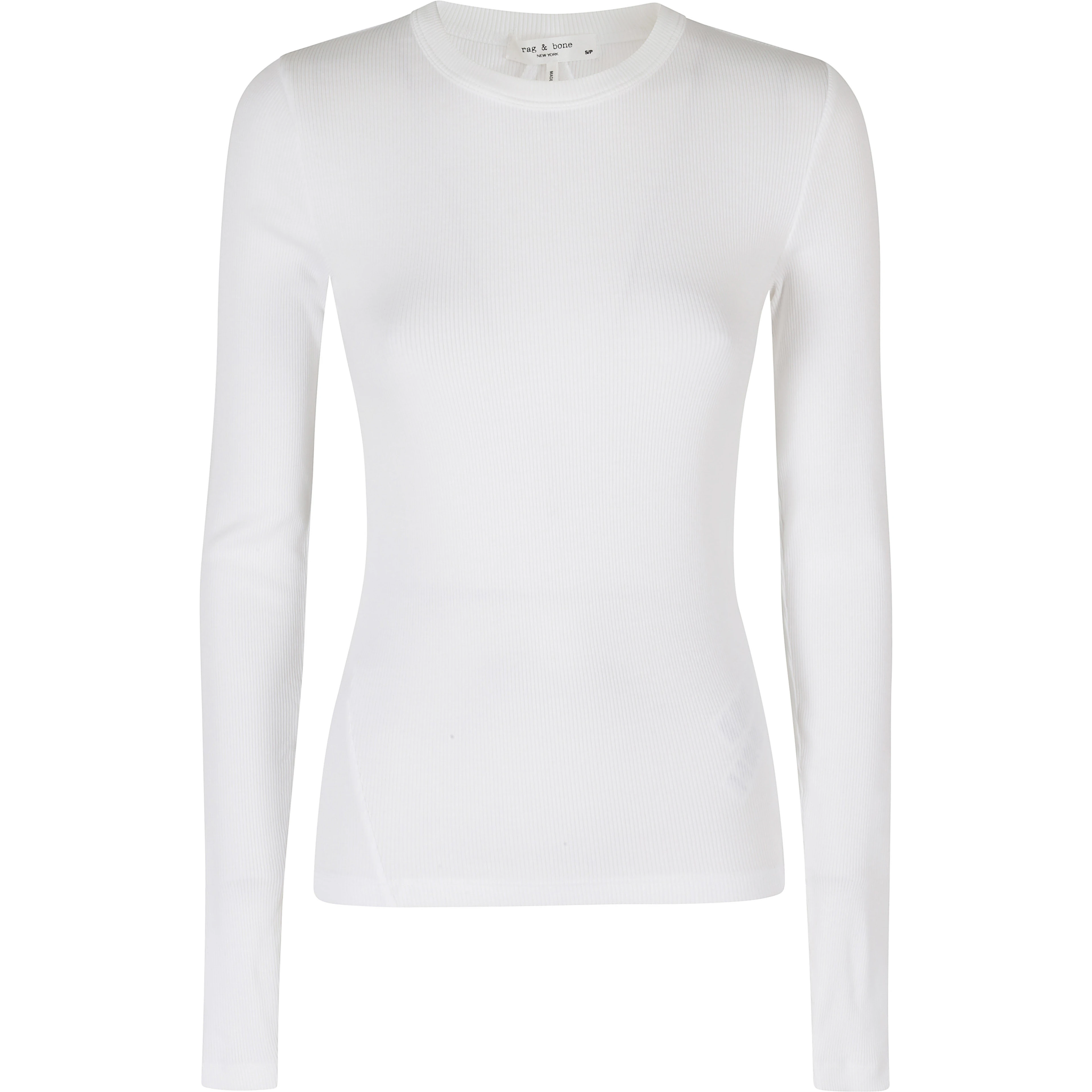 THE ESSENTIAL RIB CREW LS