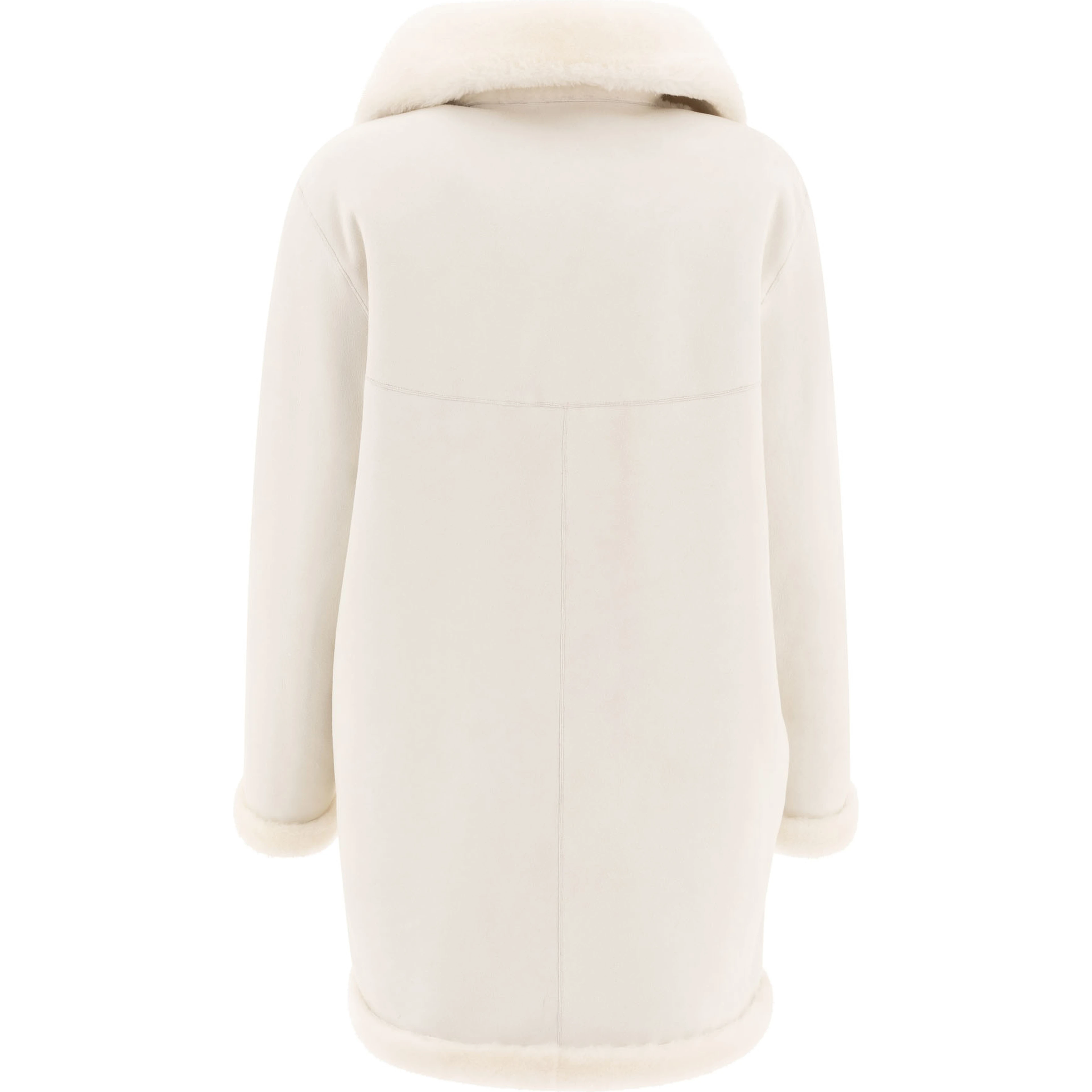 Reversibile shearling coat