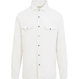 Brunello Cuccinelli Leisure Fit Western Shirt