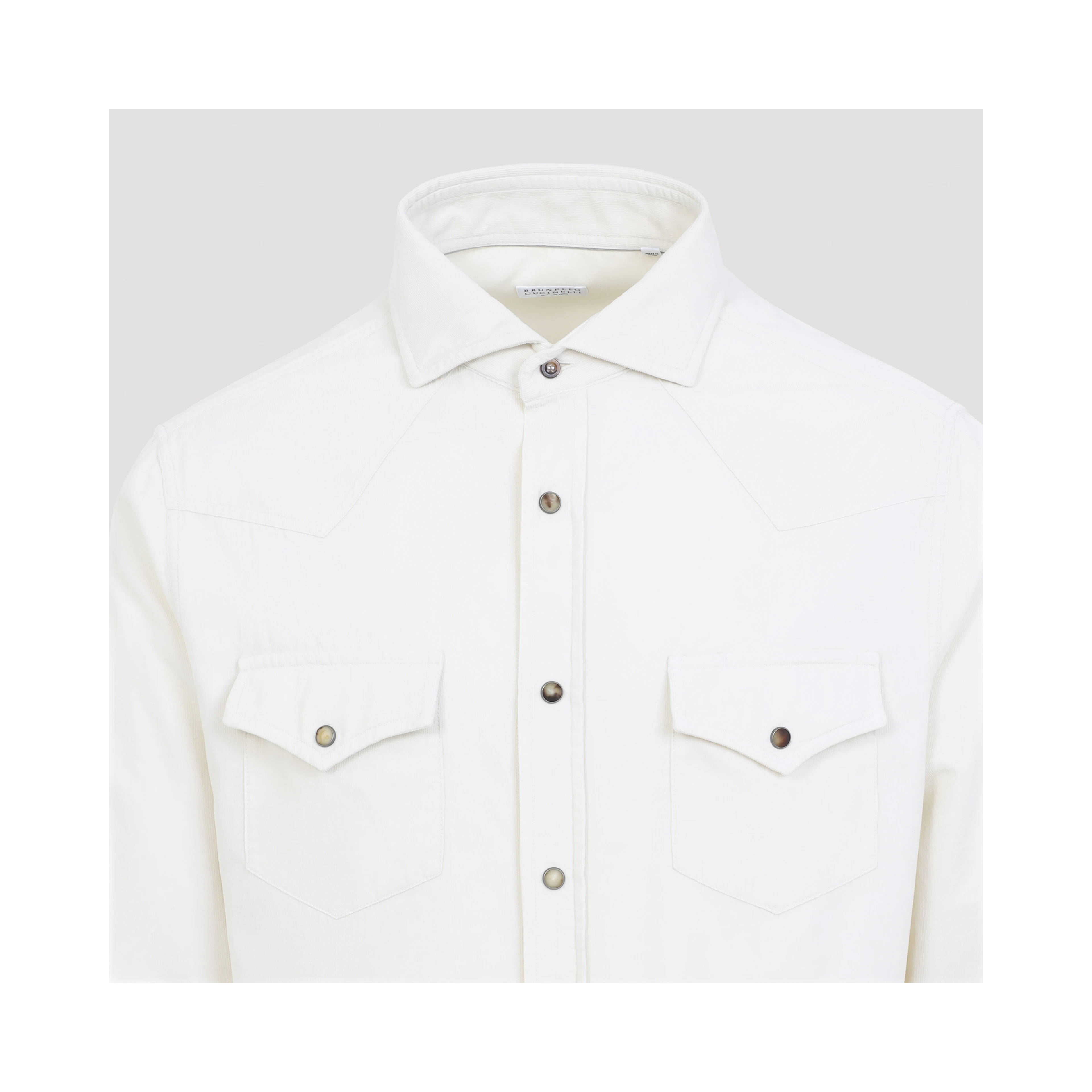 Brunello Cuccinelli Leisure Fit Western Shirt