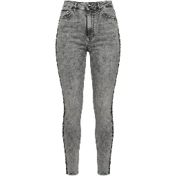 Grey Cotton Women Pants