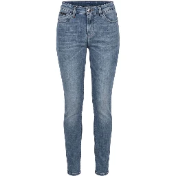 Blue Cotton Women Jean