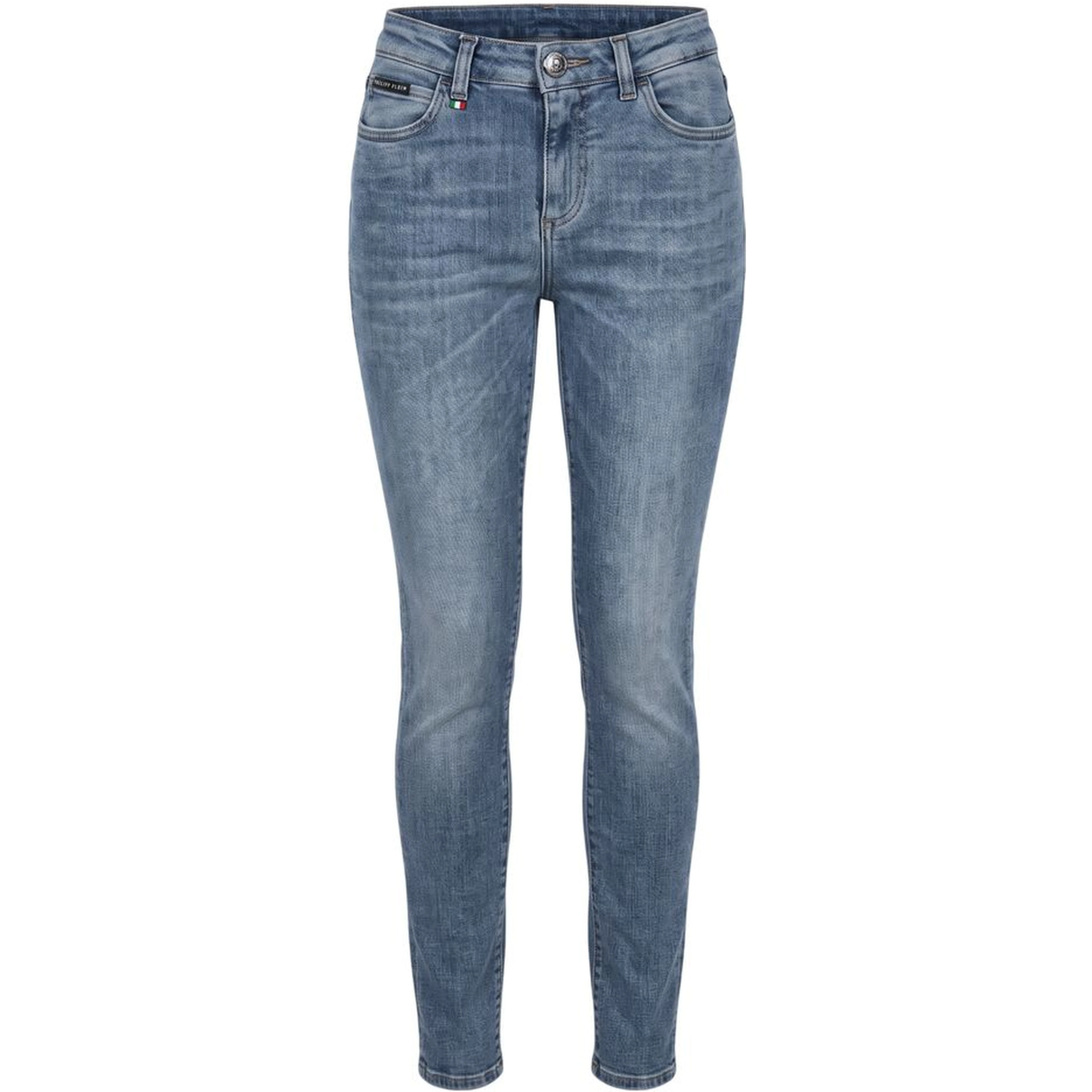 Blue Cotton Women Jean