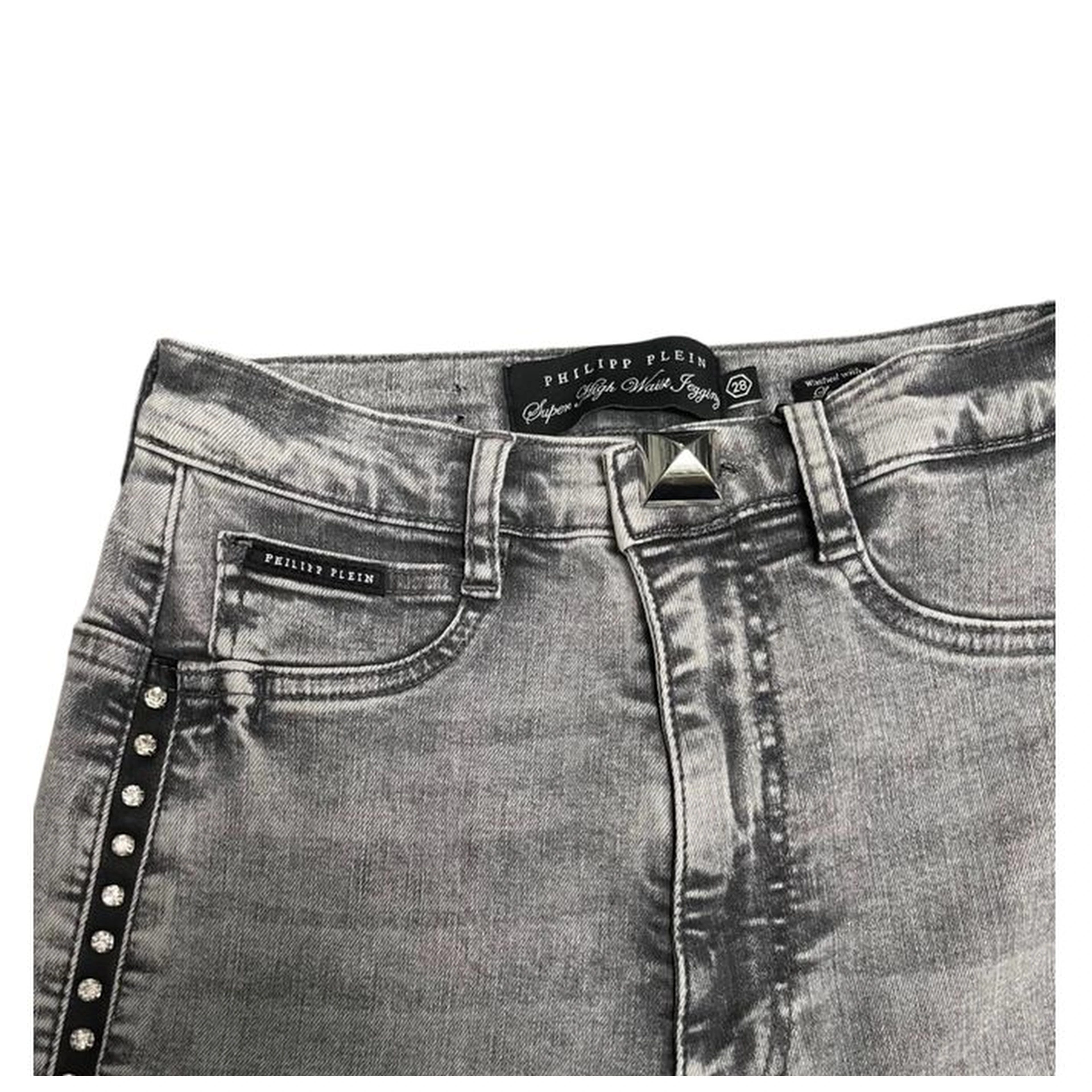 Grey Cotton Women Pants