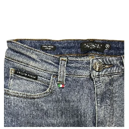 Blue Cotton Women Jean