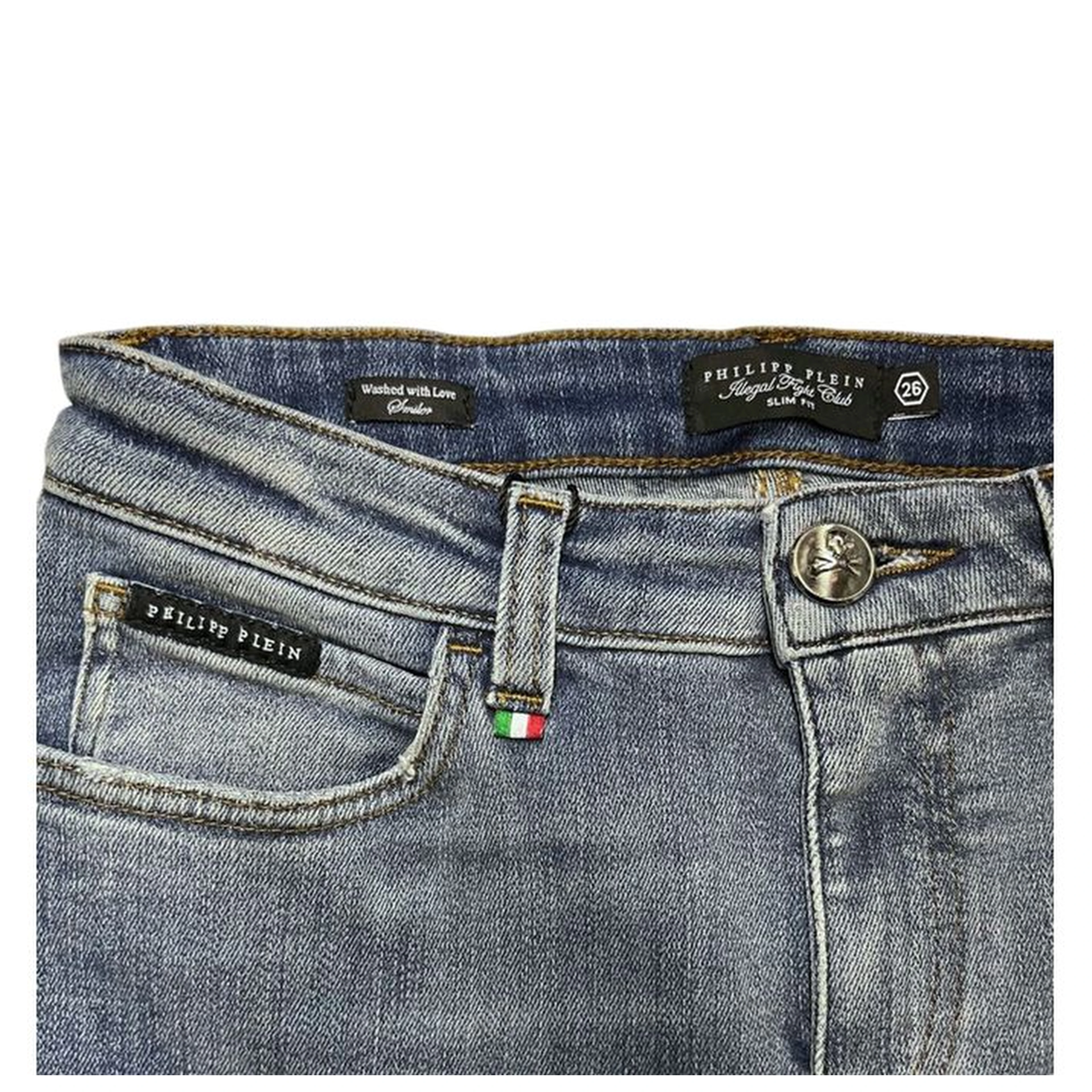 Blue Cotton Women Jean