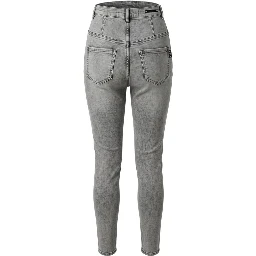 Grey Cotton Women Pants