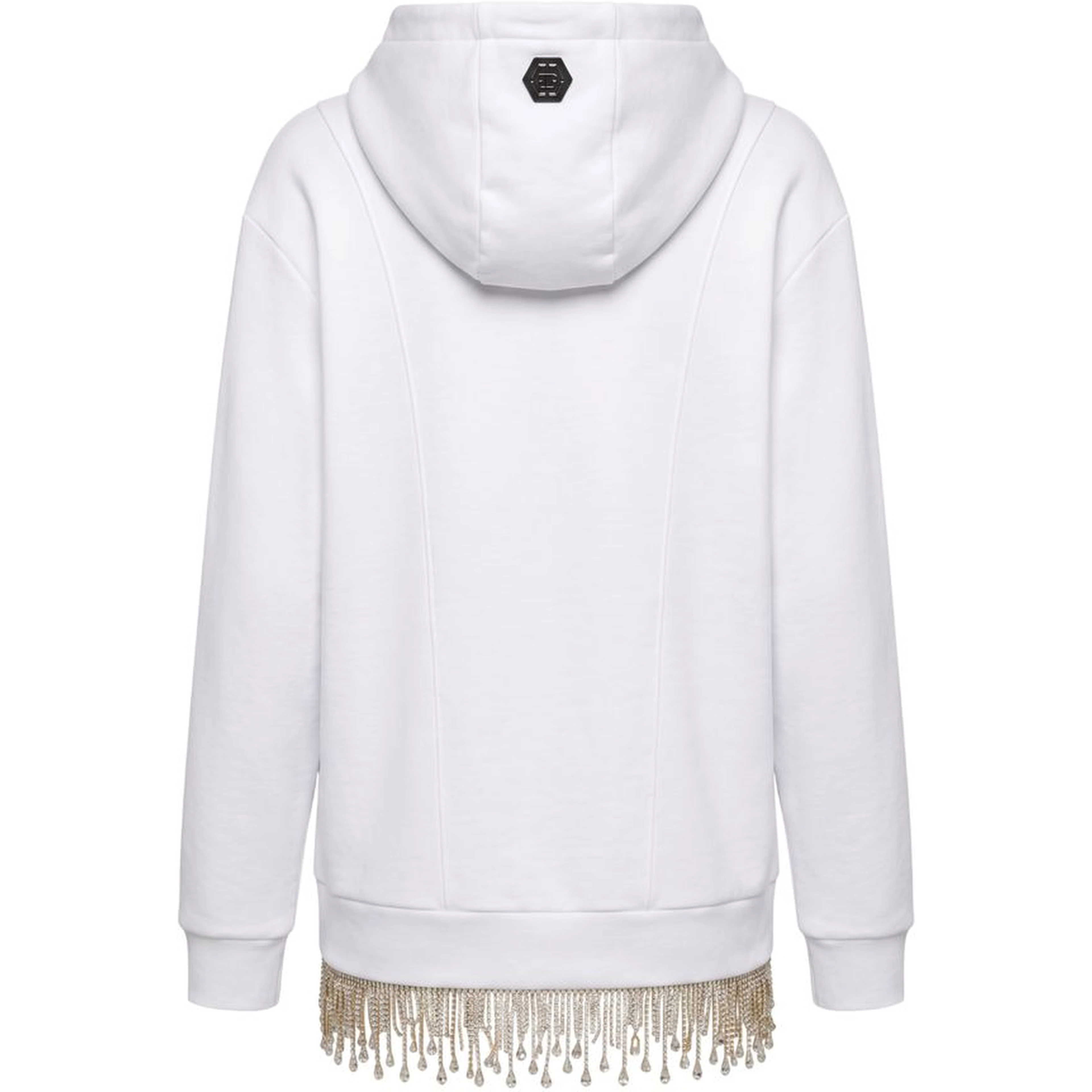 White Cotton Women's Sweatshirt