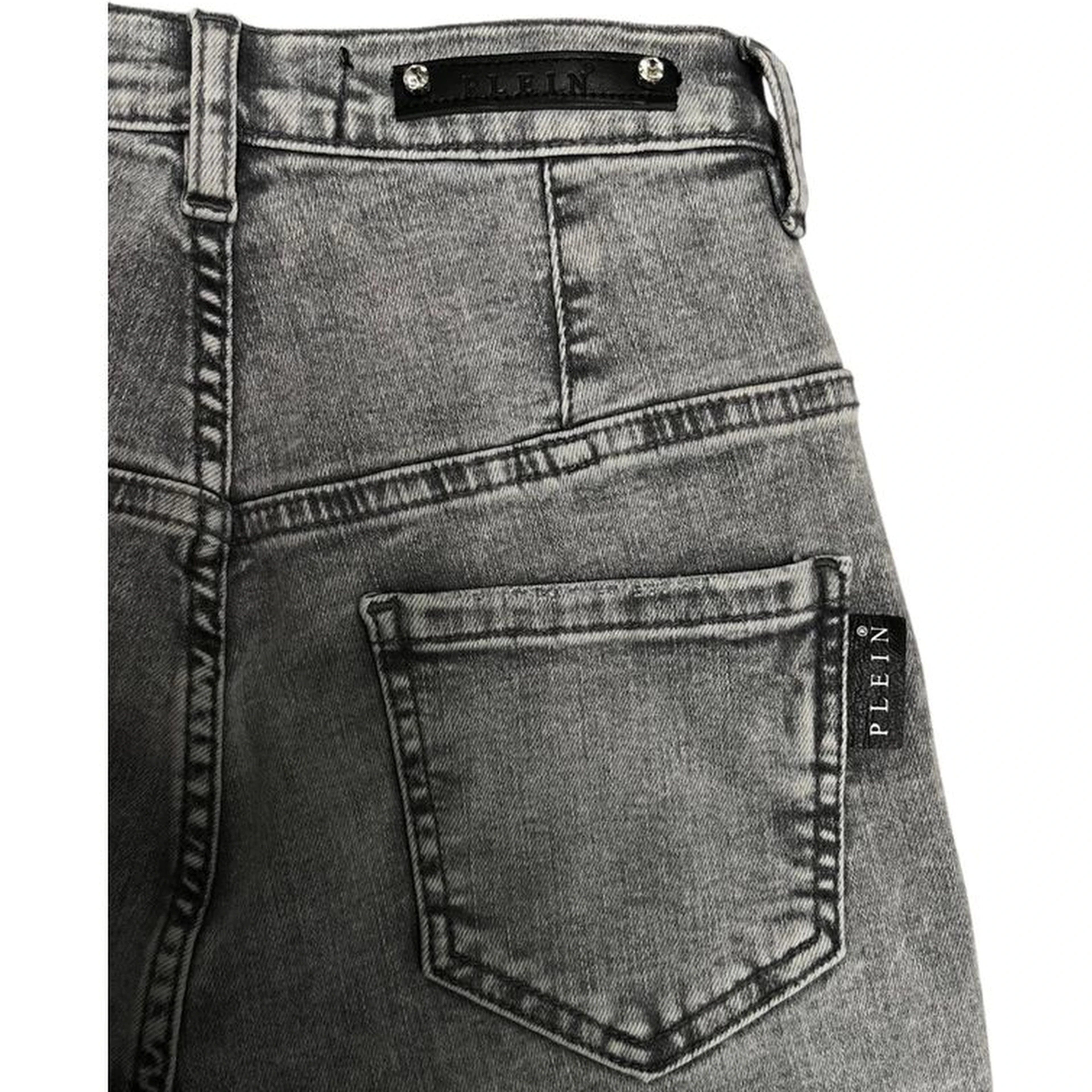 Grey Cotton Women Pants