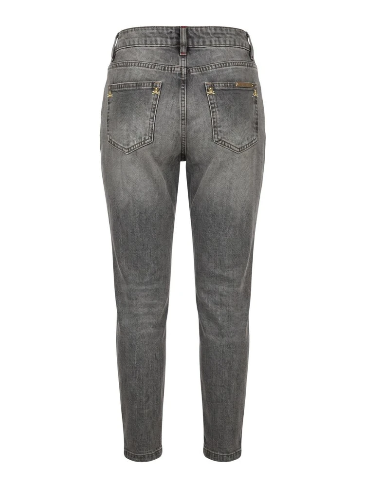 Grey Cotton Women Jeans alternative
