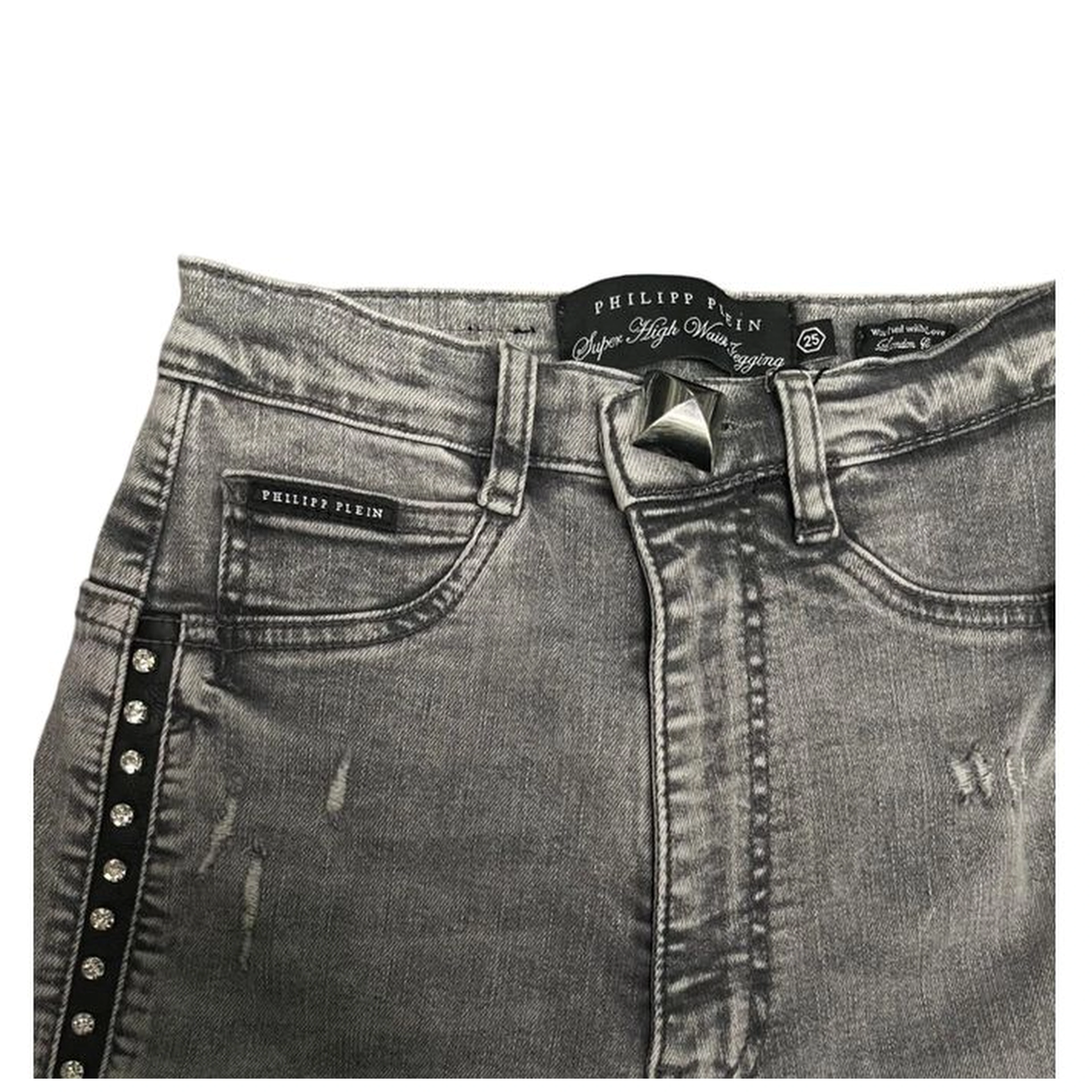 Grey Cotton Women Pants