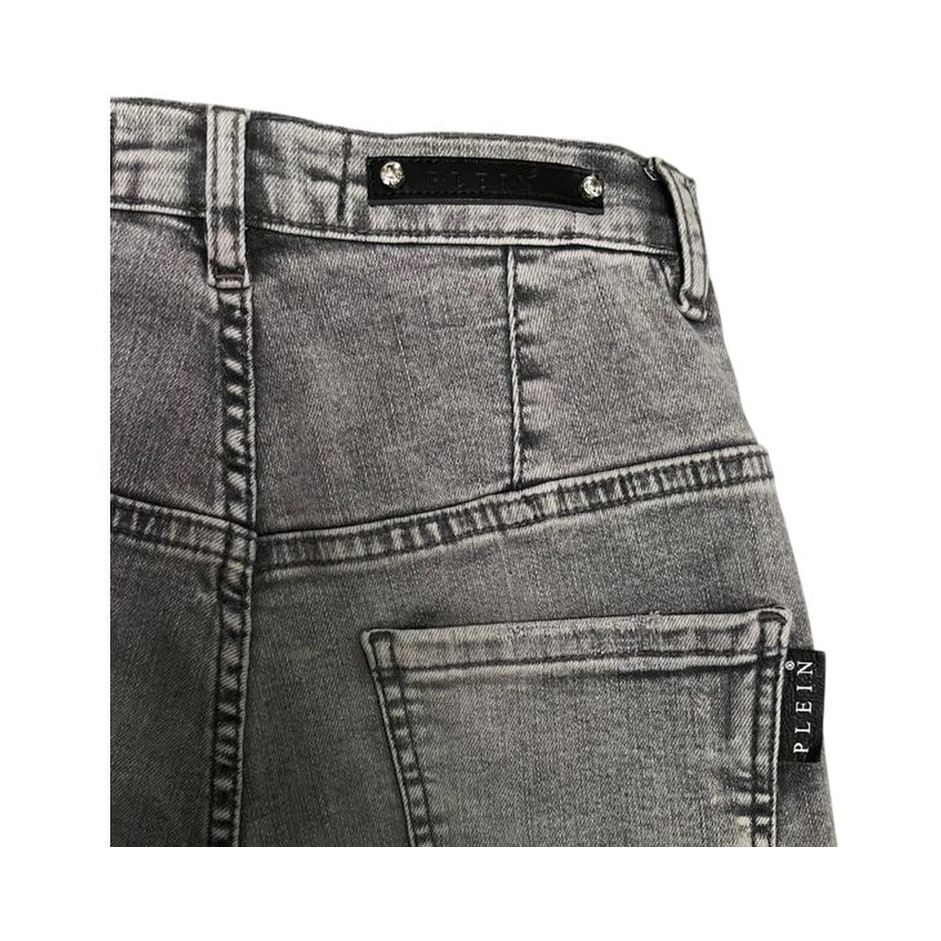 Grey Cotton Women Pants