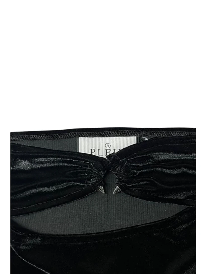Black Cotton Women Skirt