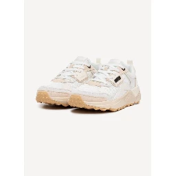 White Leather Chunky Sneakers