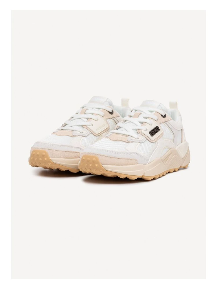 White Leather Chunky Sneakers alternative