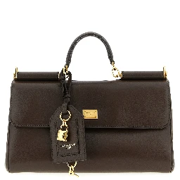 Brown Calfskin Crossbody Bag