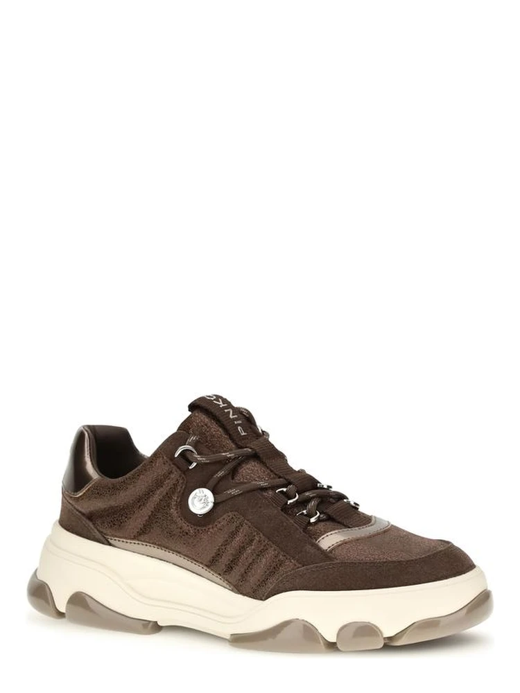 Brown Calf Leather Bos Taurus Chunky Sneakers alternative