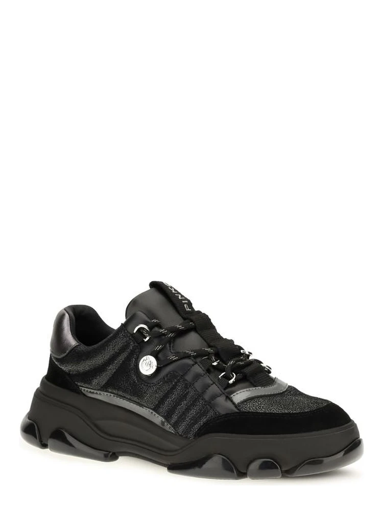 Black Calf Leather Bos Taurus Chunky Sneakers alternative