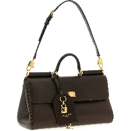 Brown Calfskin Crossbody Bag
