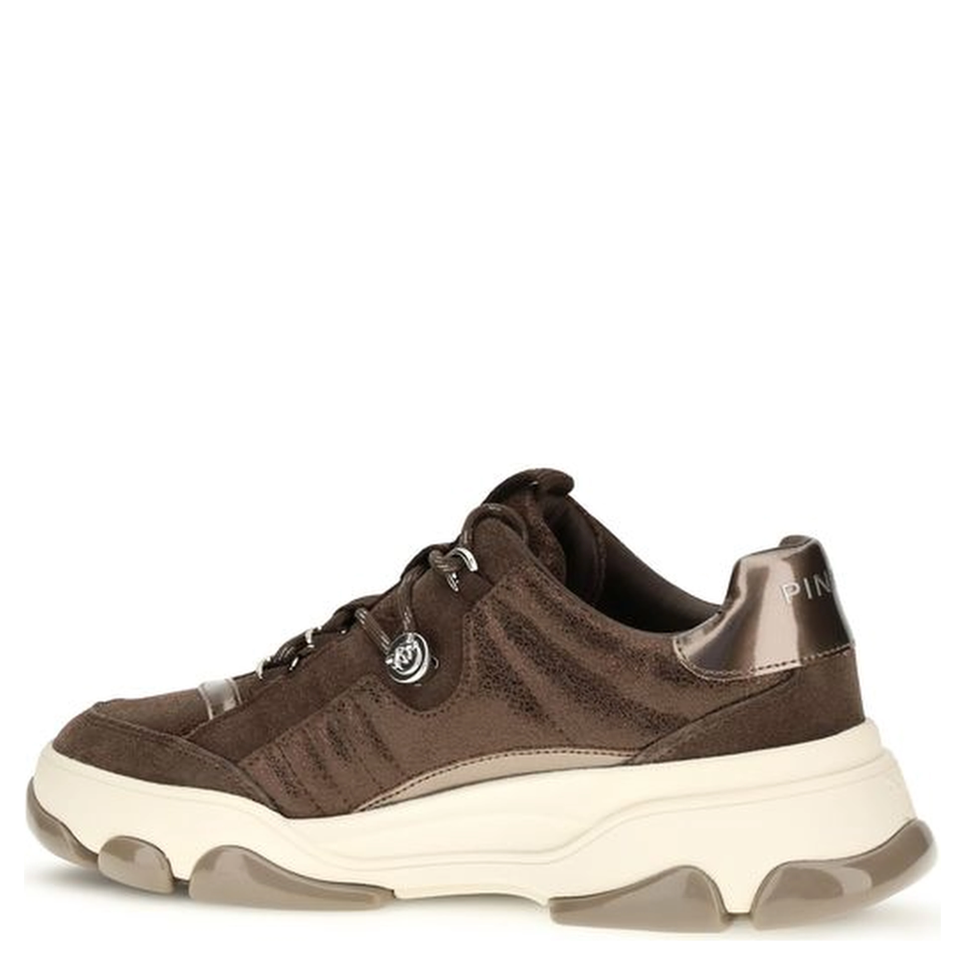 Brown Calf Leather Bos Taurus Chunky Sneakers