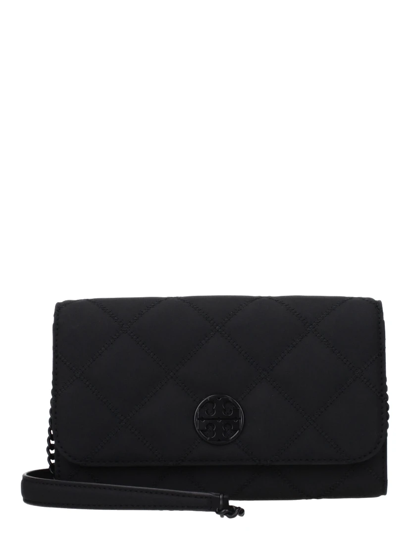 Black Leather Clutch Bag