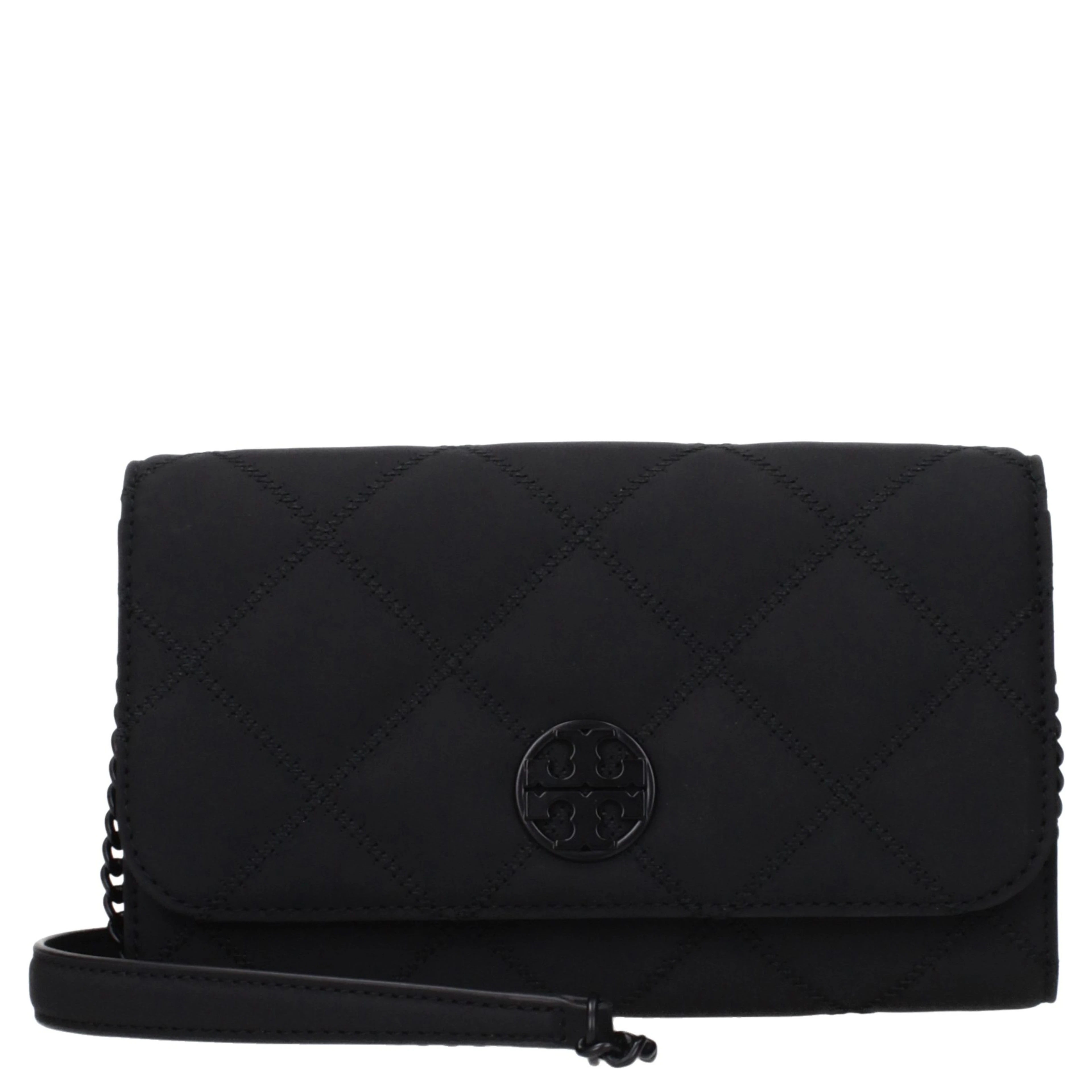 Black Leather Clutch Bag