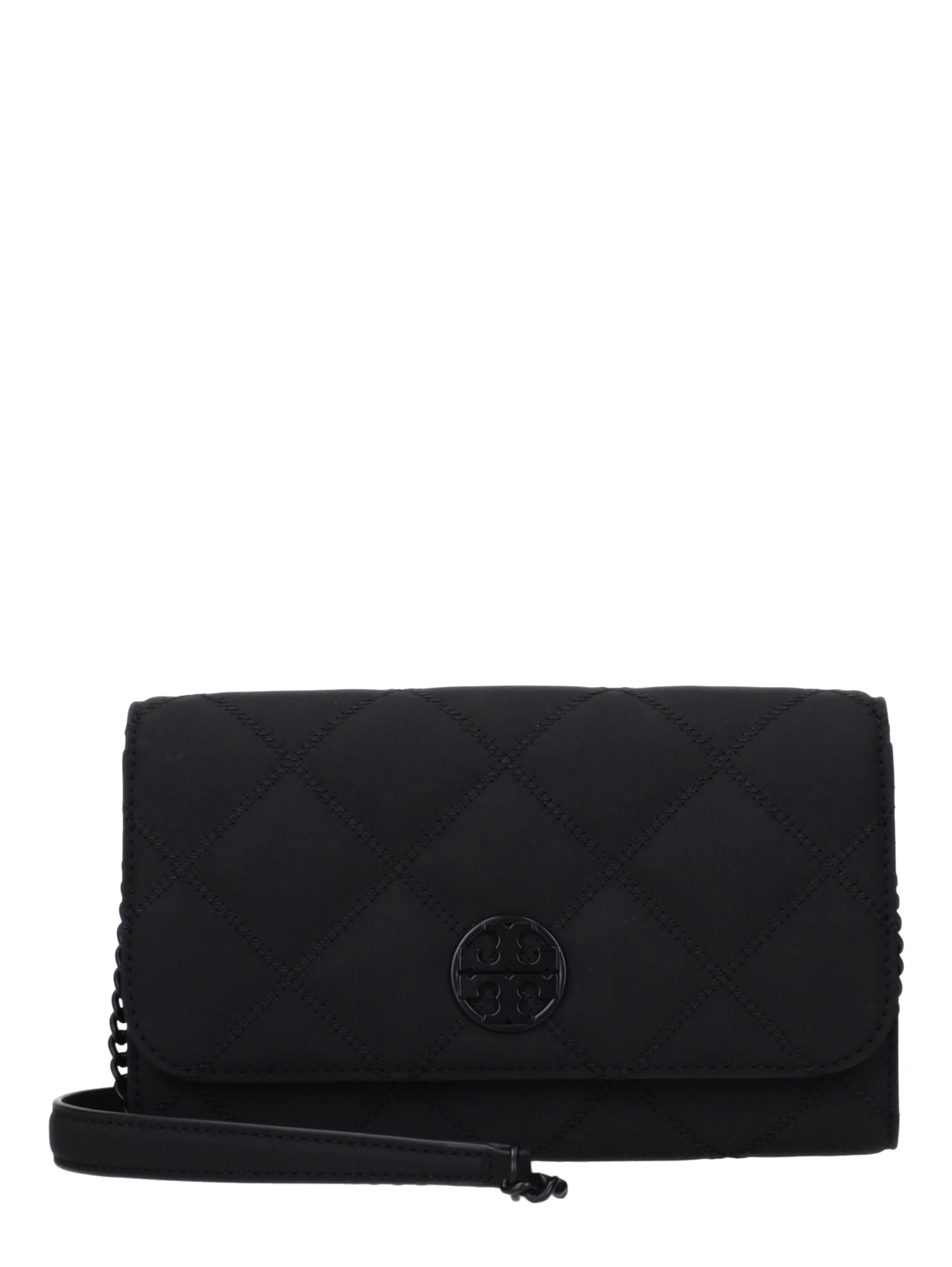 Black Leather Clutch Bag