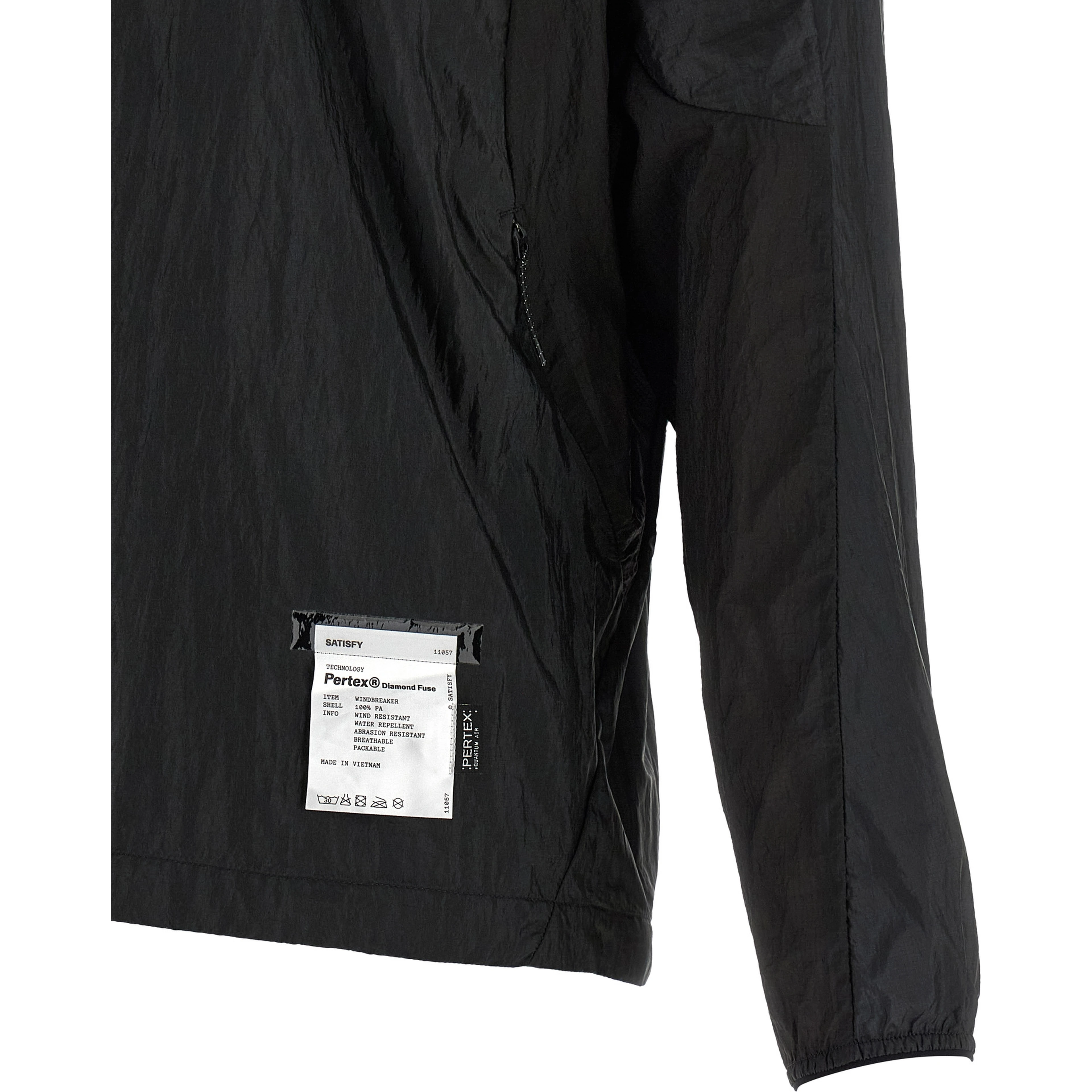Black Polyamide Shell Jacket