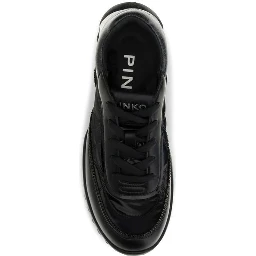 Black Fabric Low Top Sneakers