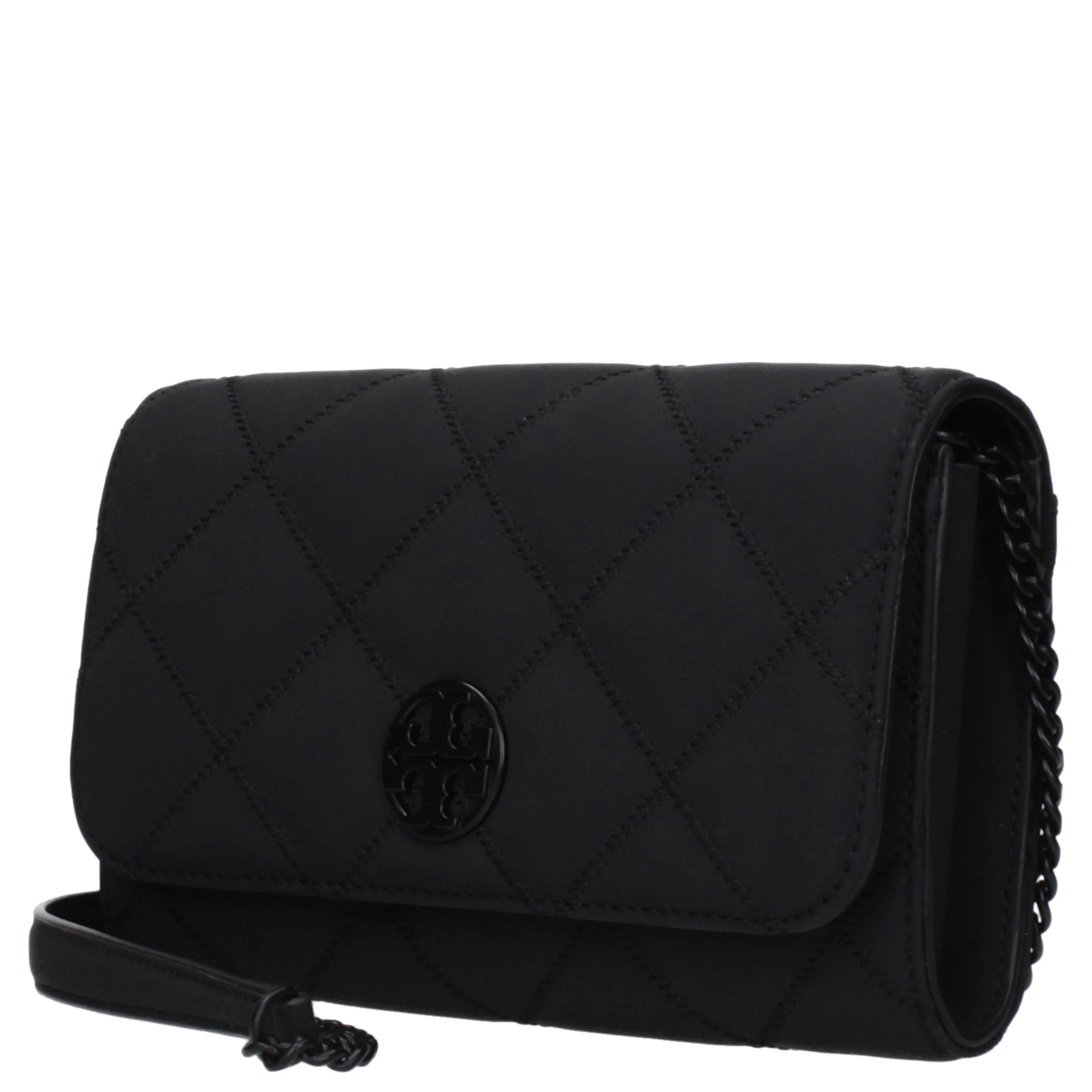 Black Leather Clutch Bag