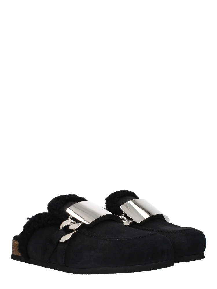 Black Leather Slippers alternative