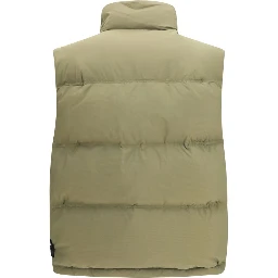 Bicolor Polyamide Sleeveless Jacket