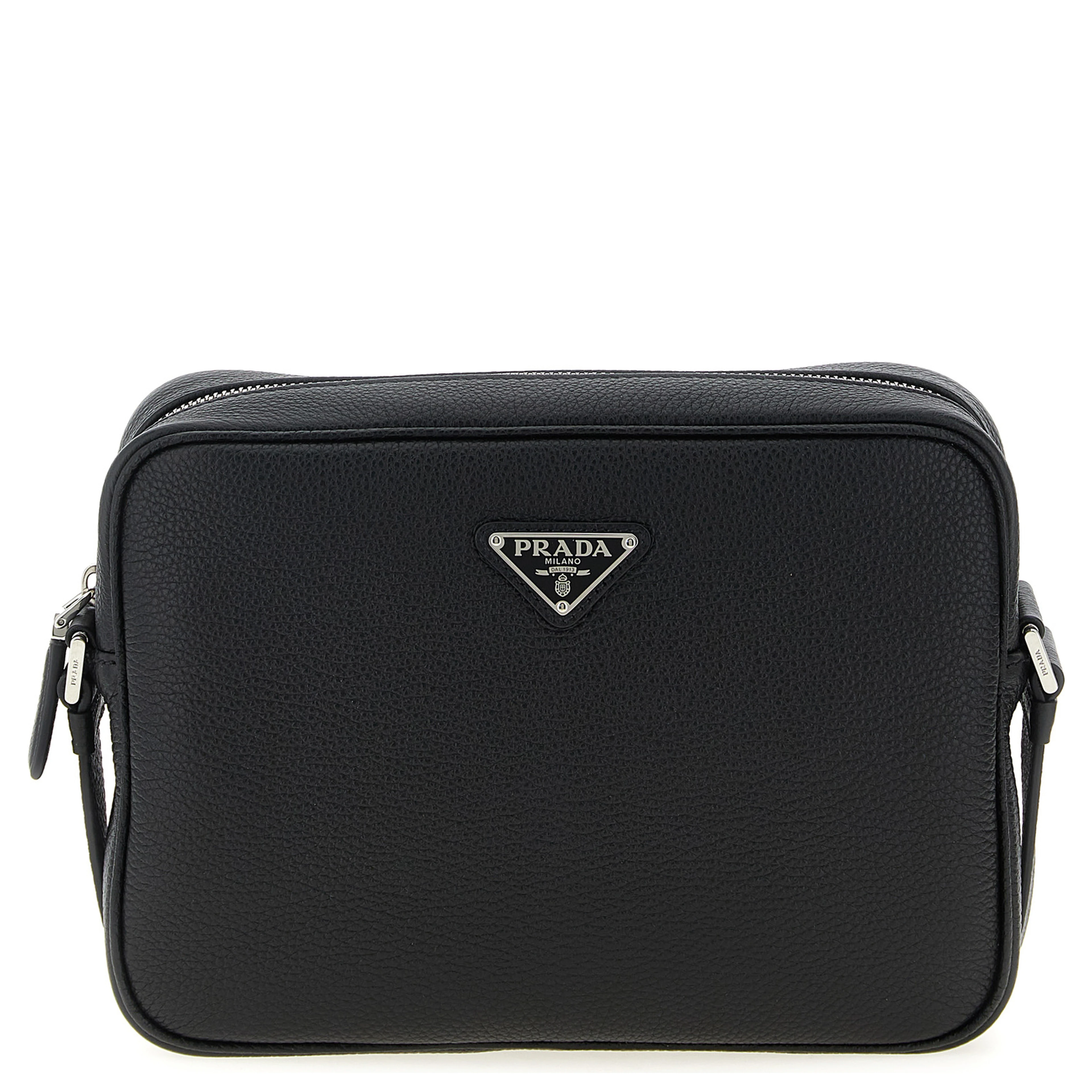Black Calfskin Crossbody Bag