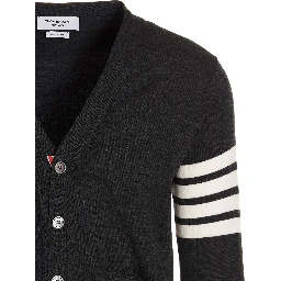 Gray Merino Wool Cardigan