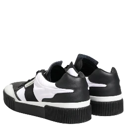 Black White MIAMI Low Top Men Sneakers Shoes