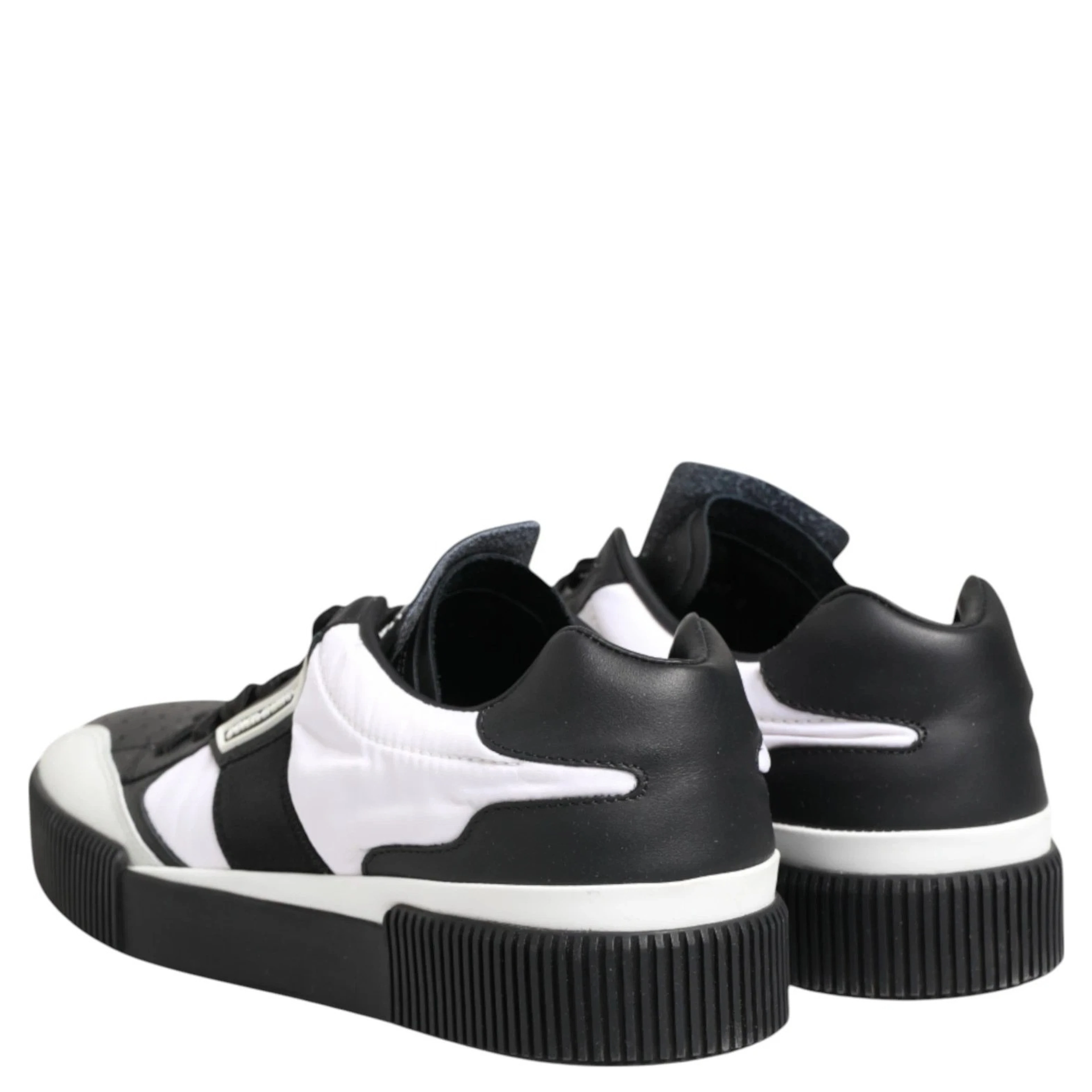 Black White MIAMI Low Top Men Sneakers Shoes