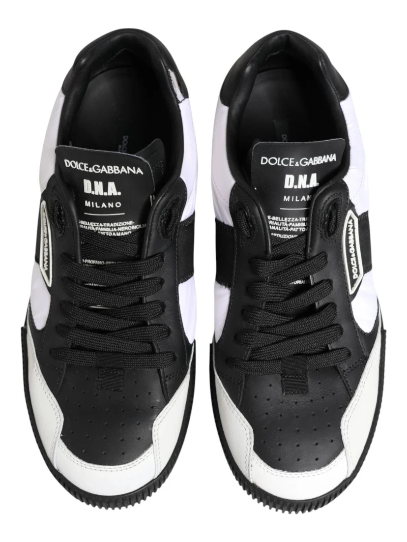 Black White MIAMI Low Top Men Sneakers Shoes