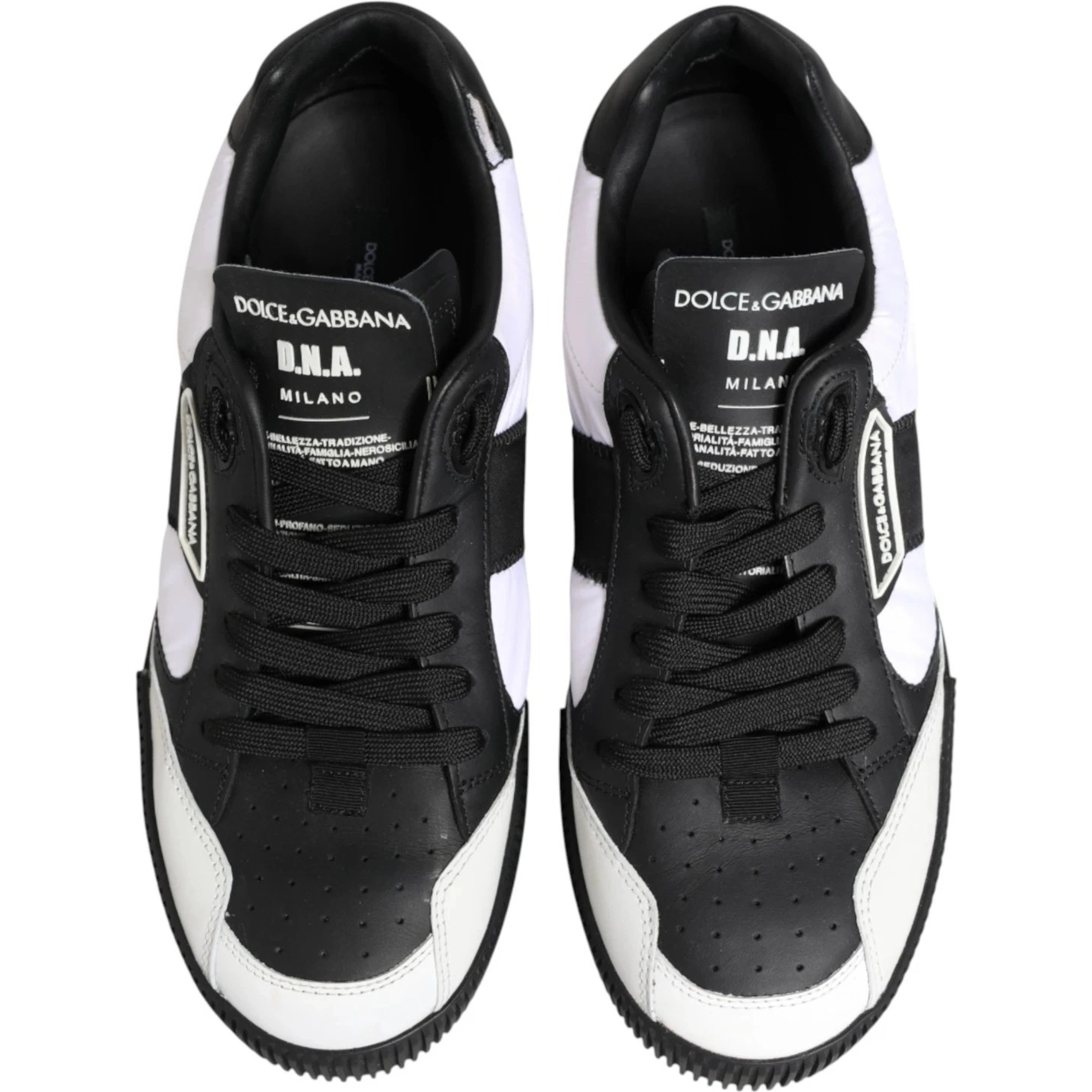Black White MIAMI Low Top Men Sneakers Shoes
