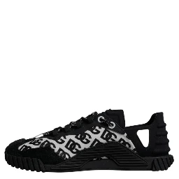 Black Logo Lace Up Low Top NS1 Sneakers Shoes