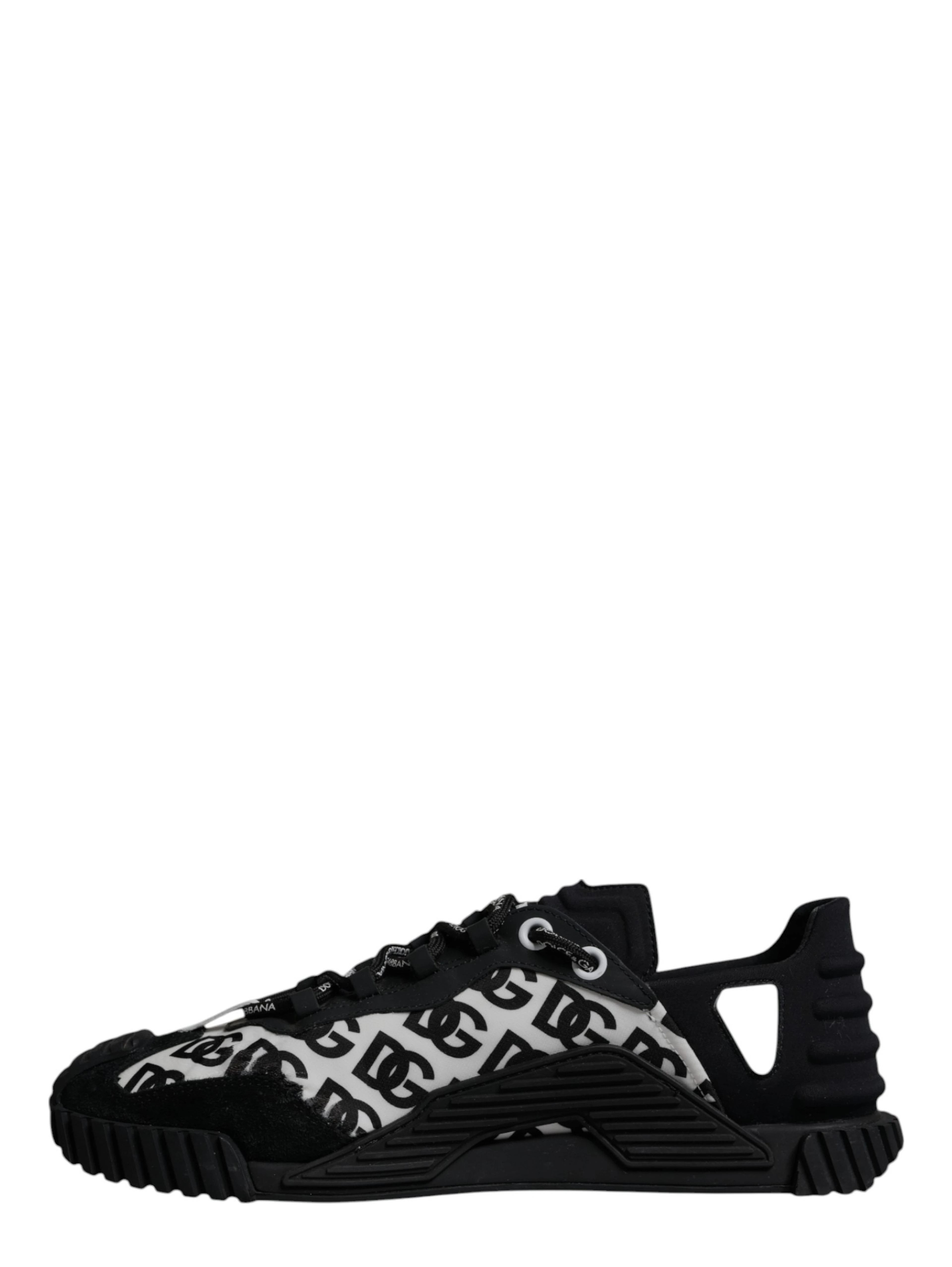 Black Logo Lace Up Low Top NS1 Sneakers Shoes